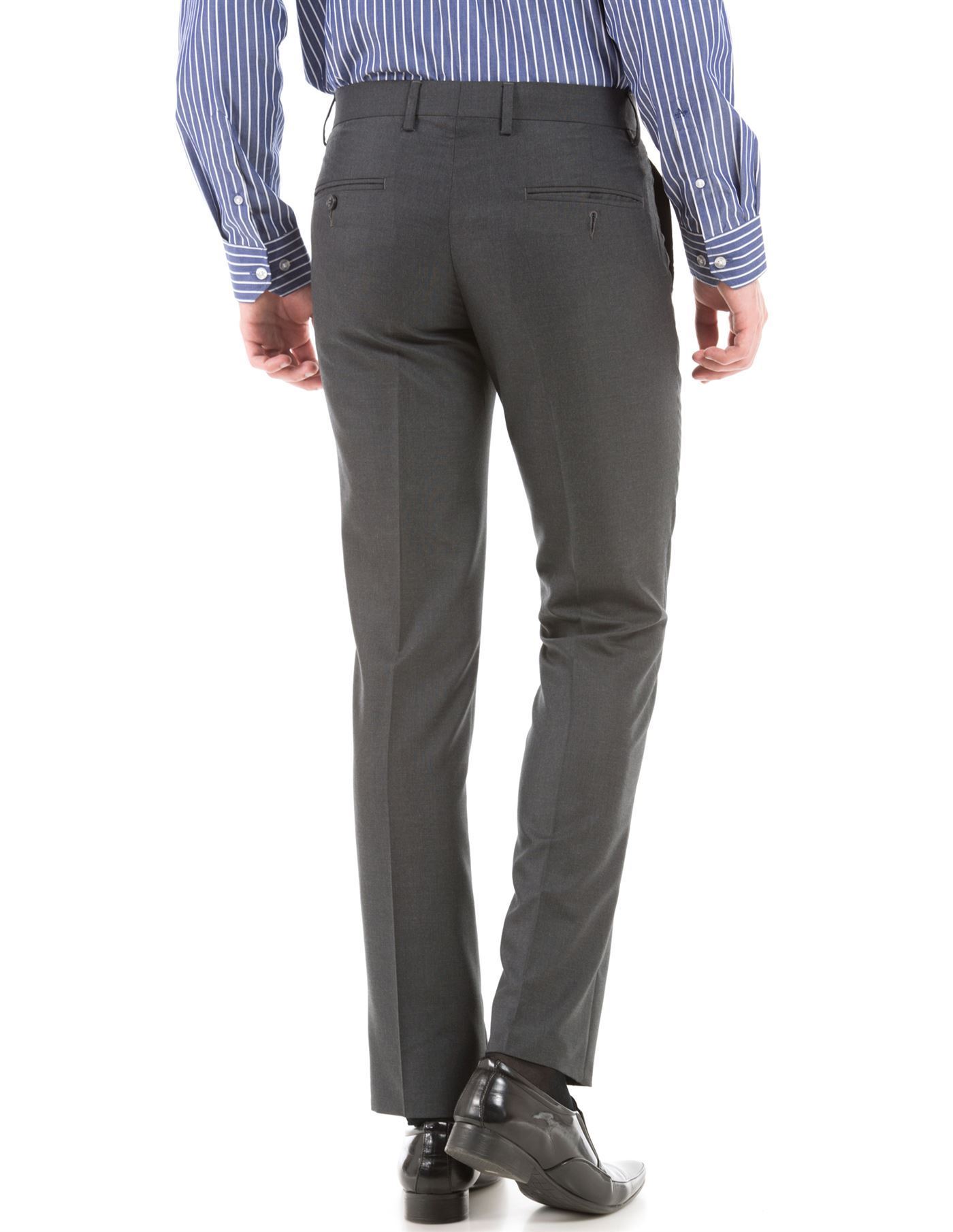 Arrow Men Casual Wear Dark Grey Trousers